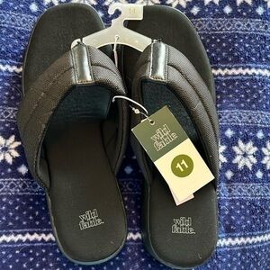 Wild Fable Women’s Black Memory Foam Sandals Size 11 NWT